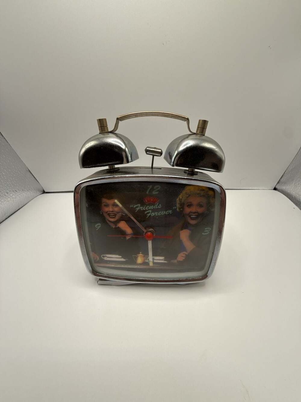 Vintage I Love Lucy Friends Forever Twin Bell Alarm Clock